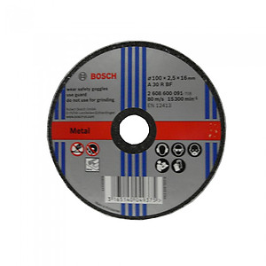 BOSCH #2608600091 A 30 R BF CUTTING DISC STEEL 4