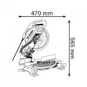 [RENTAL] BOSCH GCM 10 MX MITRE SAW PROFESSIONAL 1700W