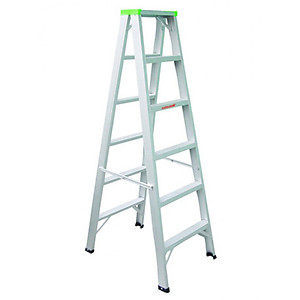 [RENTAL] EVERLAS DS06 DOUBLE SIDED ALUMINIUM LADDER 6 STEP 1447MM (4.75')