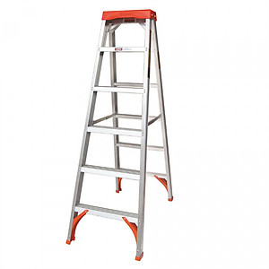 [RENTAL] WINNER WDS12 ALUMINIUM DOUBLE SIDED TANGLEPRUF LADDER 12 STEP 2929MM (9.6')