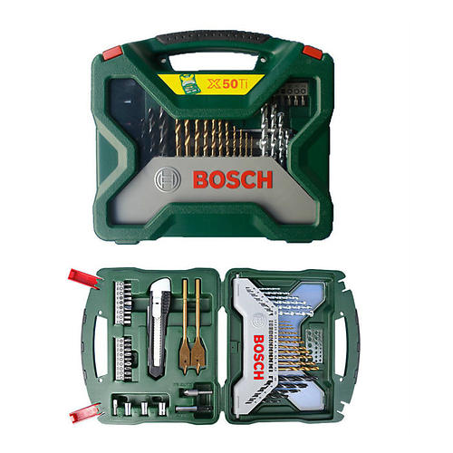 BOSCH #2607019327 X-LINE 50-PIECE TITANIUM DRILL BIT & SCREWDRIVER BIT SET