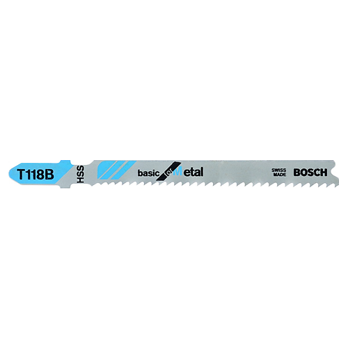 BOSCH T 118 B JIGSAW BLADE FOR METAL 92MM (L) X 1 (PC)